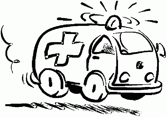 Dibujo para colorear: Ambulance (Transporte) #136749 - Dibujos para Colorear e Imprimir Gratis