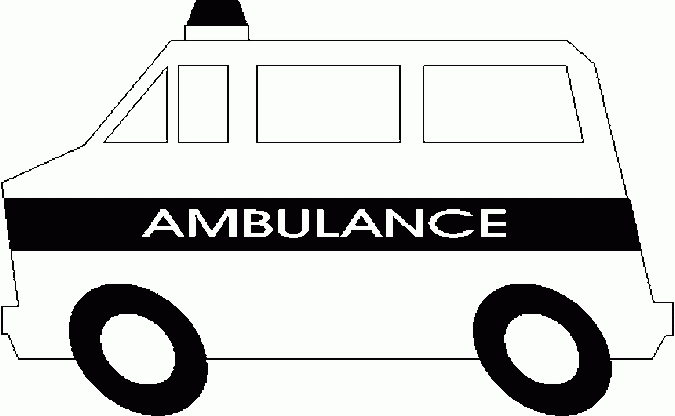 Dibujo para colorear: Ambulance (Transporte) #136762 - Dibujos para Colorear e Imprimir Gratis