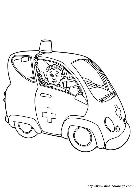 Dibujo gratuito Ambulancia #136839 de la coleccion Transporte para imprimir