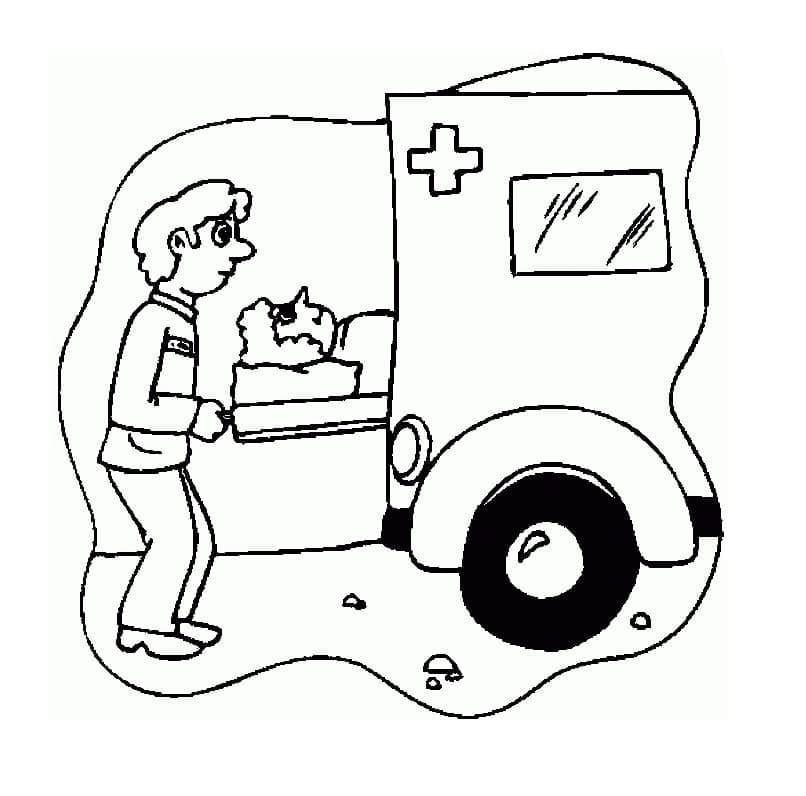 Dibujo gratuito Ambulancia #184145 de la coleccion Transporte para imprimir