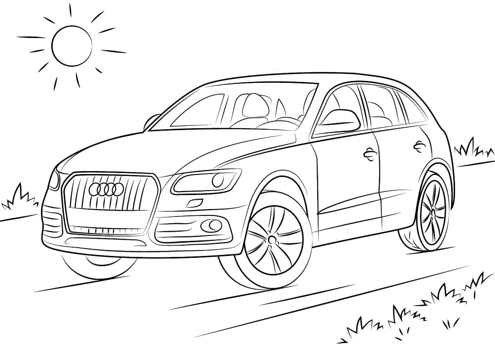 Dibujo gratuito Audi #174803 de la coleccion Transporte para imprimir
