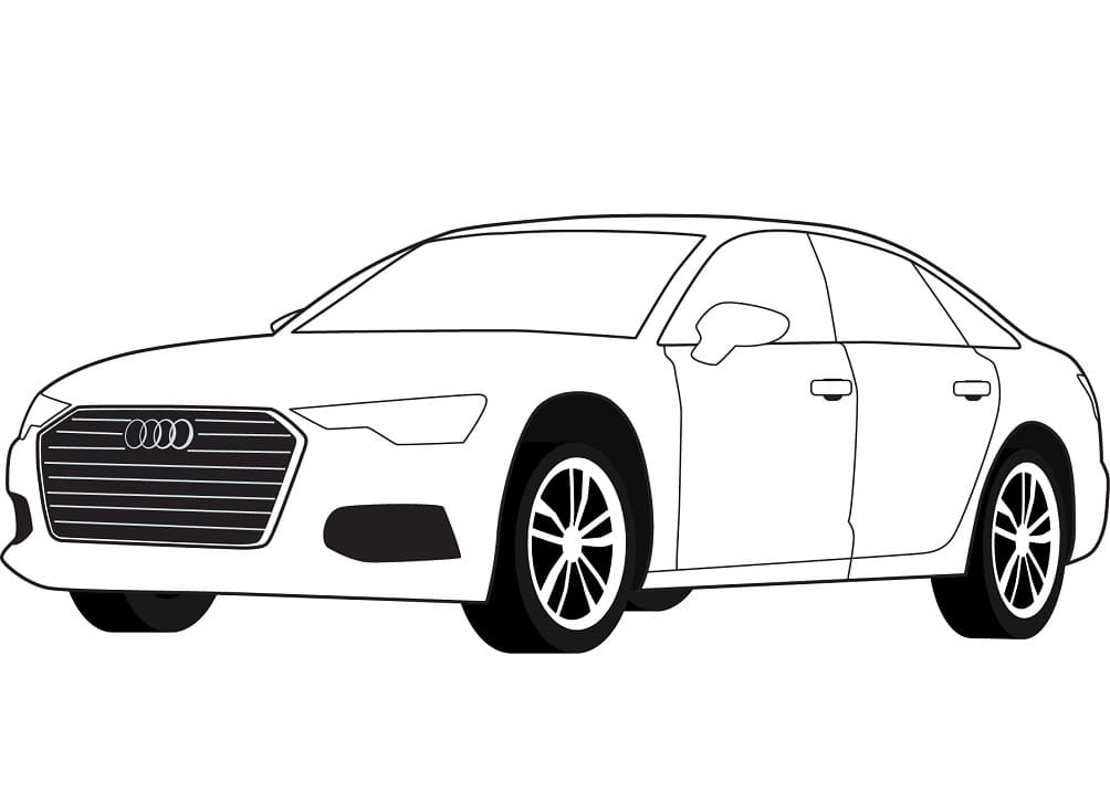 Dibujo gratuito Audi #174806 de la coleccion Transporte para imprimir