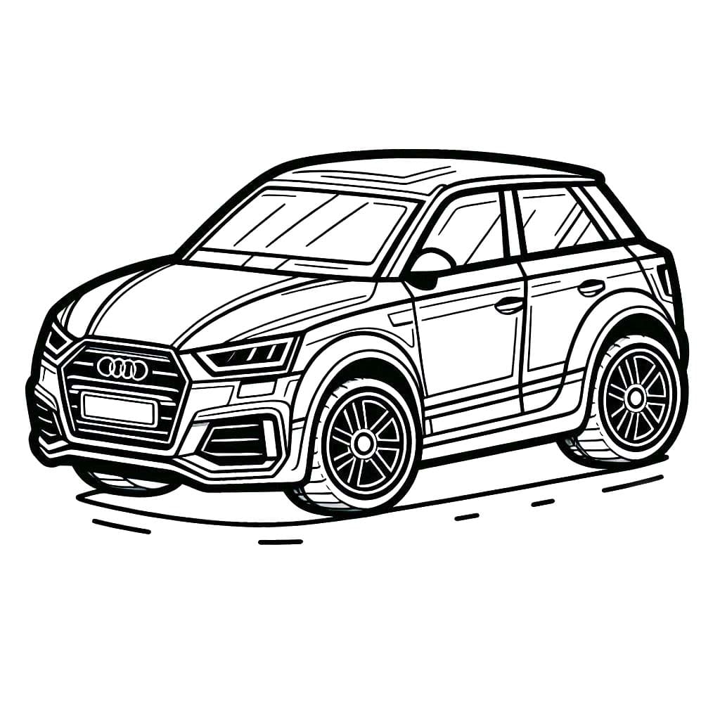 Dibujo gratuito Audi #218587 de la coleccion Transporte para imprimir