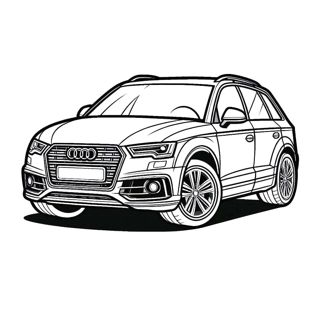Dibujo gratuito Audi #218591 de la coleccion Transporte para imprimir