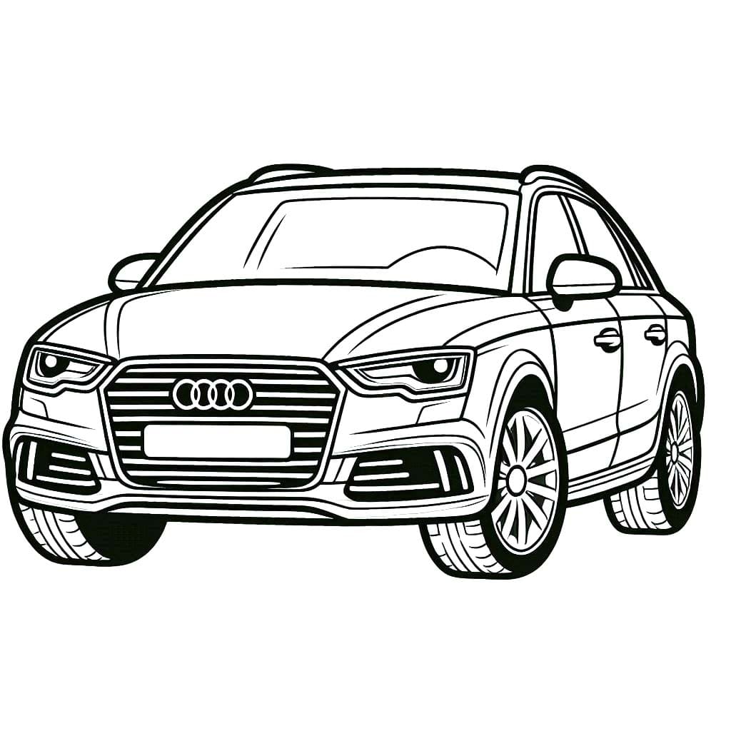 Dibujo gratuito Audi #218593 de la coleccion Transporte para imprimir