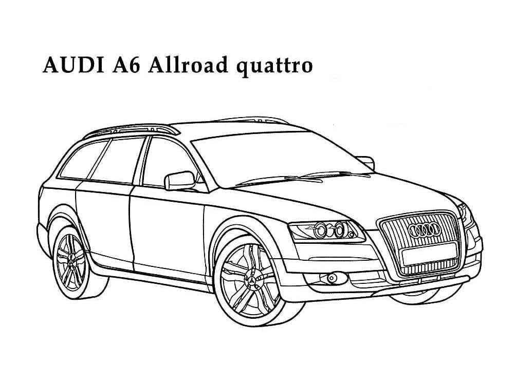Dibujo gratuito Audi #218602 de la coleccion Transporte para imprimir