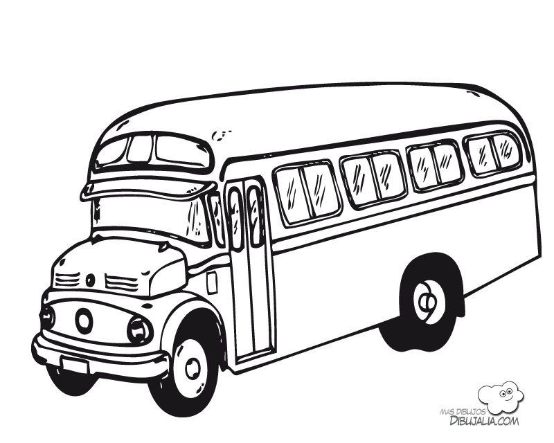 Dibujo gratuito Autobús #135297 de la coleccion Transporte para imprimir