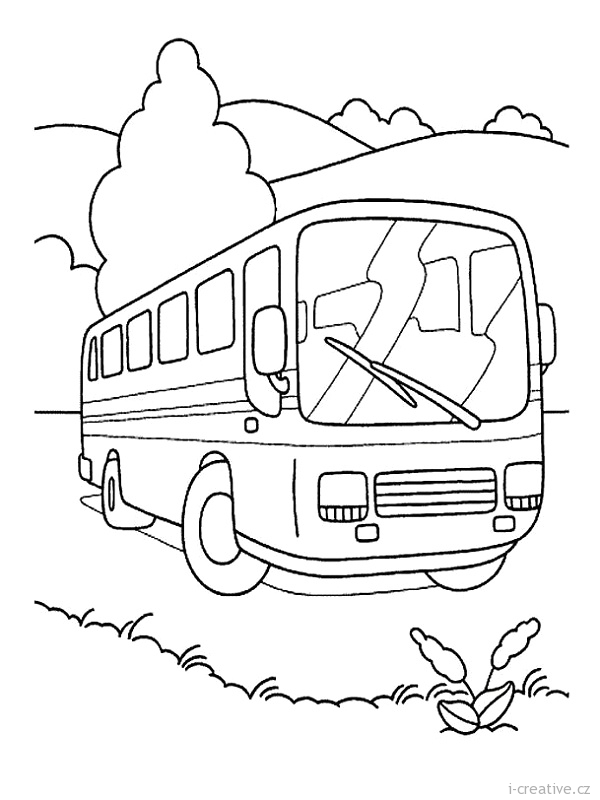 Dibujo gratuito Autobús #135308 de la coleccion Transporte para imprimir