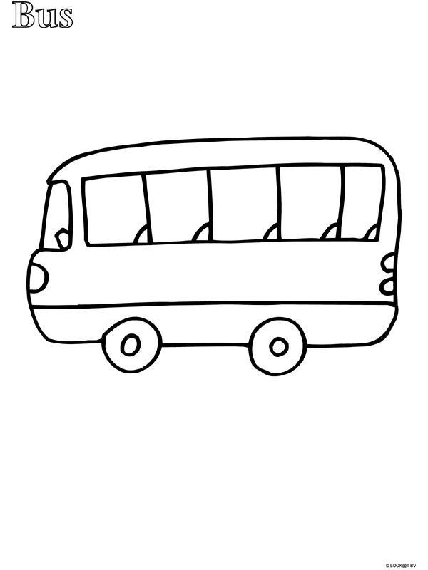 Dibujo gratuito Autobús #135368 de la coleccion Transporte para imprimir