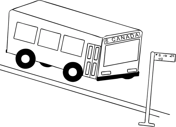 Dibujo gratuito Autobús #135447 de la coleccion Transporte para imprimir Dibujo gratuito Autobús #135447 de la coleccion Transporte para imprimir