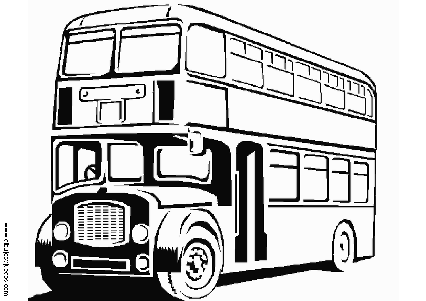 Dibujo gratuito Autobús #135468 de la coleccion Transporte para imprimir