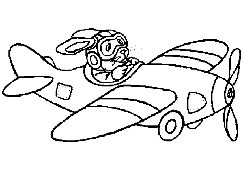Dibujo gratuito Avión #134797 de la coleccion Transporte para imprimir