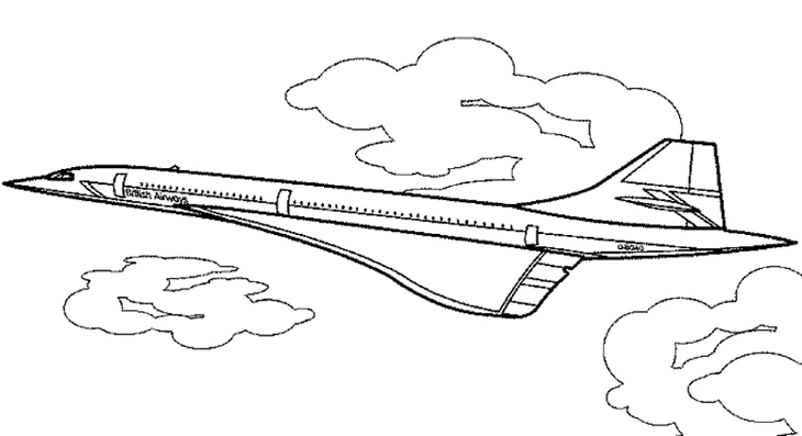 Dibujo gratuito Avión #134852 de la coleccion Transporte para imprimir