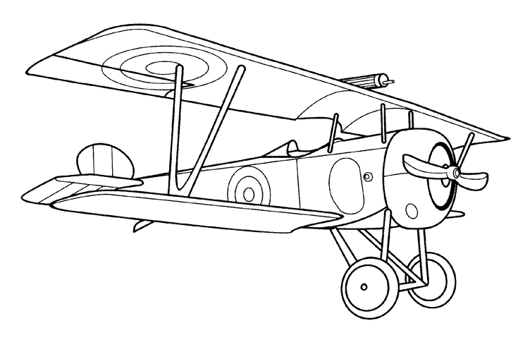 Dibujo gratuito Avión #134862 de la coleccion Transporte para imprimir