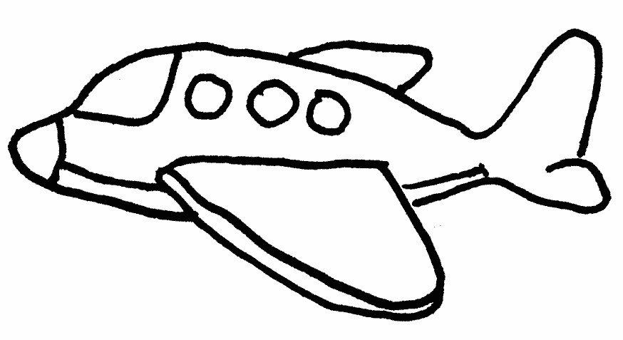 Dibujo gratuito Avión #134909 de la coleccion Transporte para imprimir