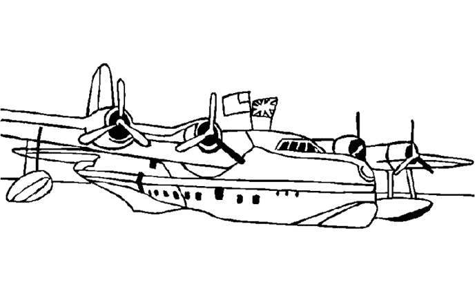 Dibujo gratuito Avión #134935 de la coleccion Transporte para imprimir