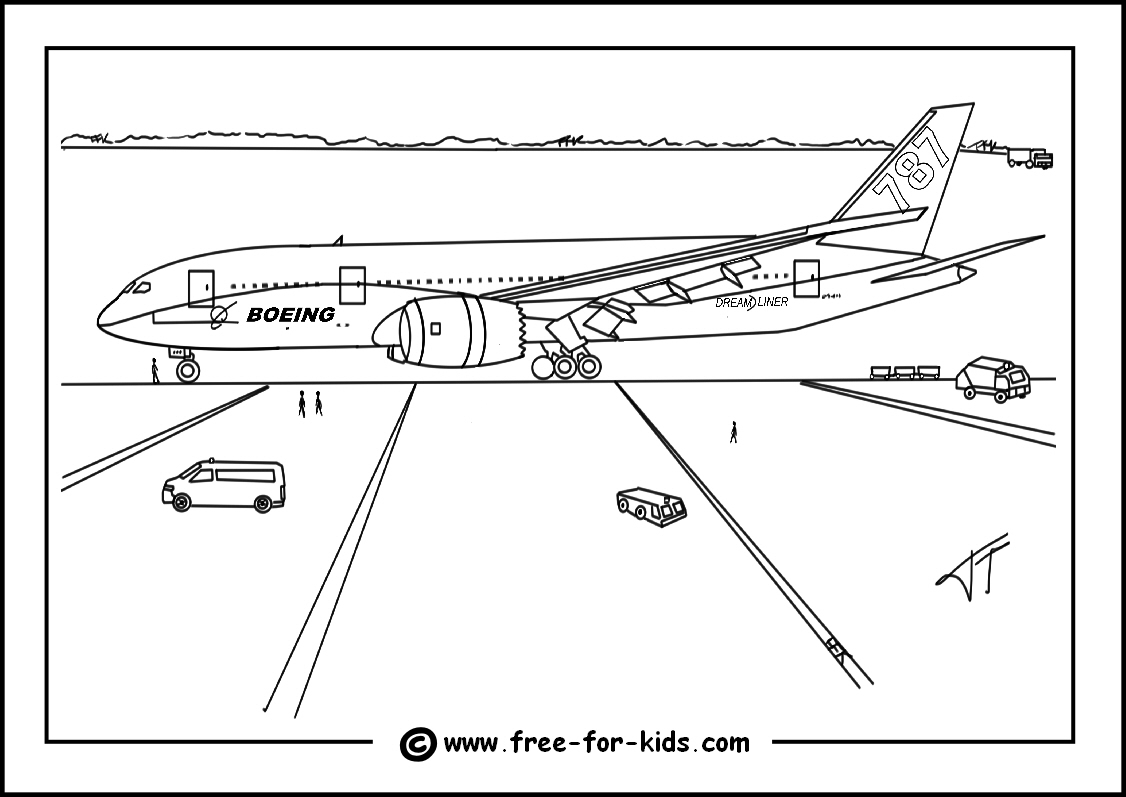 Dibujo gratuito Avión #134946 de la coleccion Transporte para imprimir