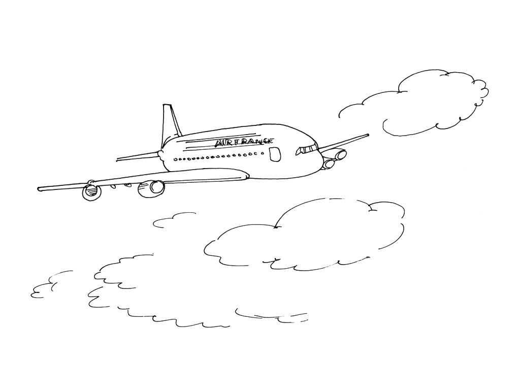 Dibujo gratuito Avión #135025 de la coleccion Transporte para imprimir