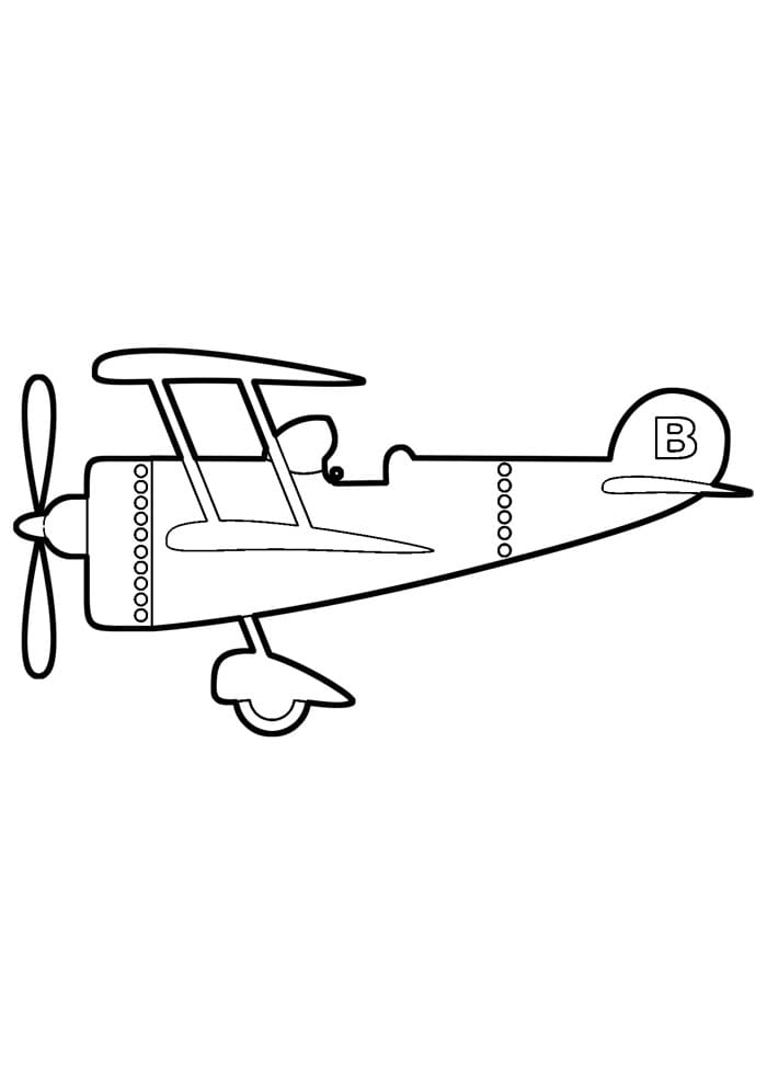 Dibujo gratuito Avión #215751 de la coleccion Transporte para imprimir