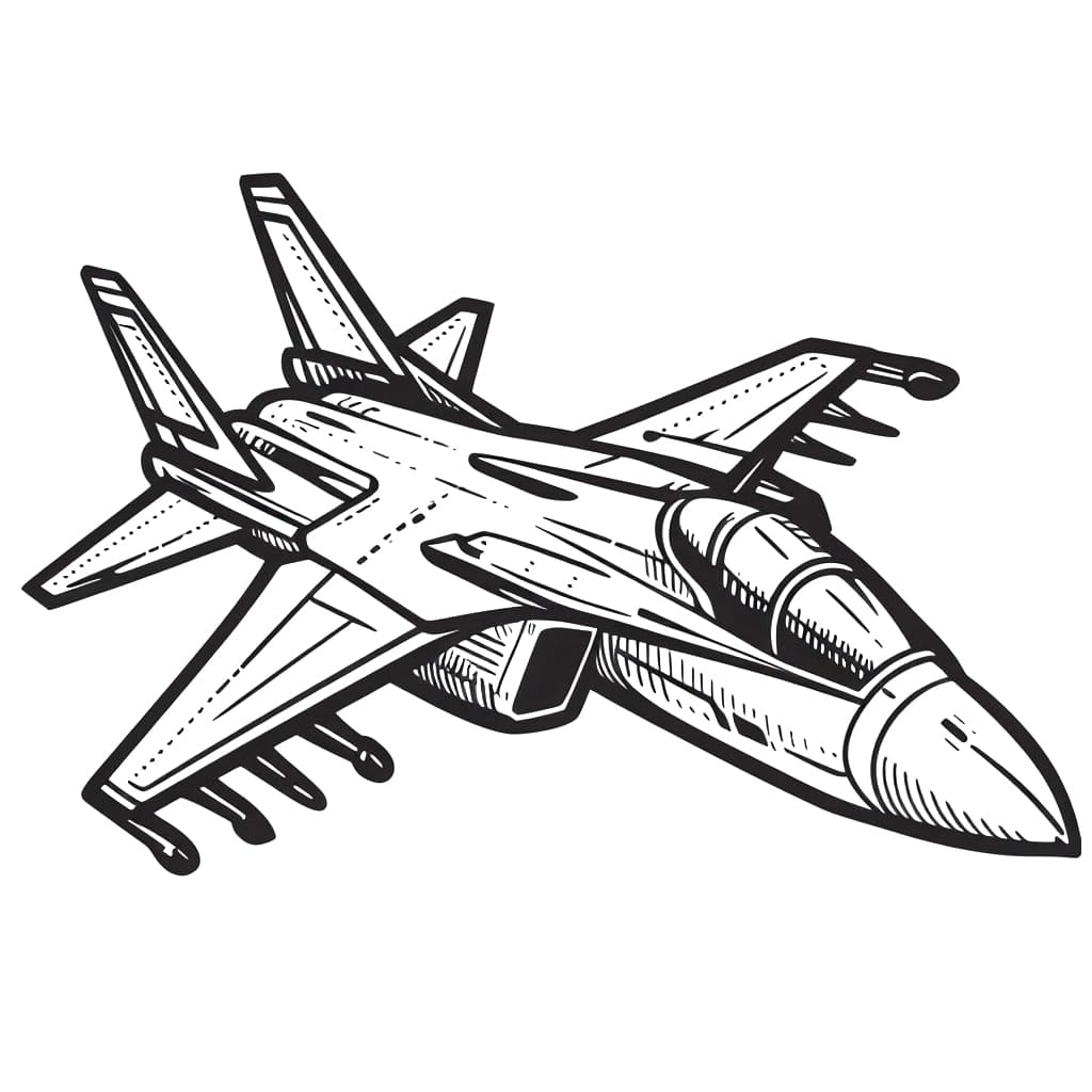 Dibujo gratuito Aviones de Combate #202476 de la coleccion Transporte para imprimir