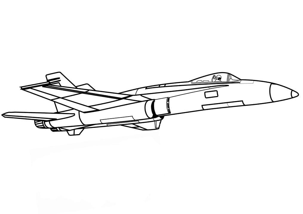 Dibujo para colorear: Aviones de Combate (Transporte) #202485 - Dibujos para Colorear e Imprimir Gratis