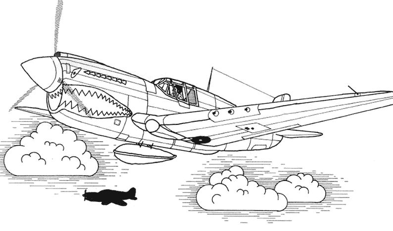 Dibujo gratuito Aviones de Guerra #141054 de la coleccion Transporte para imprimir