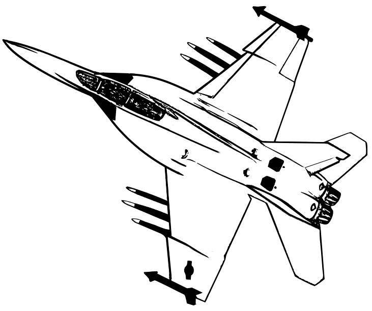 Dibujo gratuito Aviones de Guerra #141056 de la coleccion Transporte para imprimir