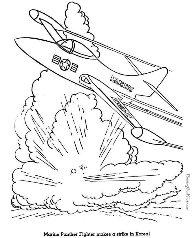 Dibujo gratuito Aviones de Guerra #141064 de la coleccion Transporte para imprimir