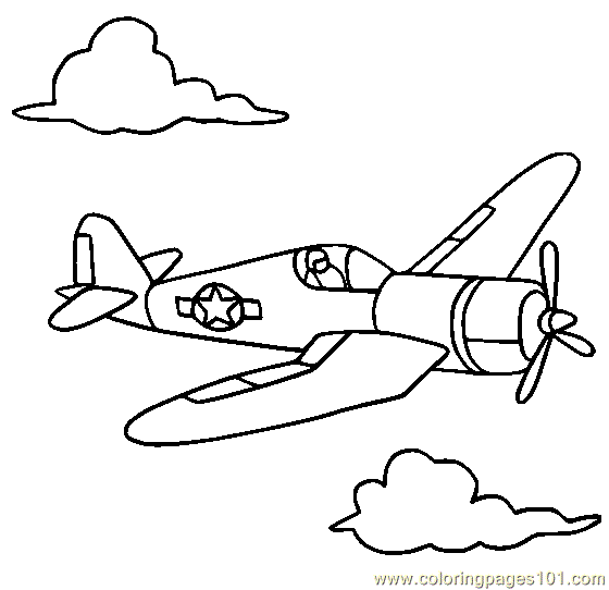 Dibujo gratuito Aviones de Guerra #141075 de la coleccion Transporte para imprimir