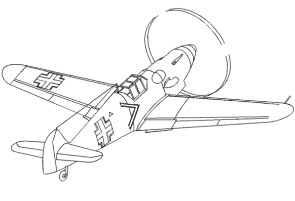 Dibujo gratuito Aviones de Guerra #141108 de la coleccion Transporte para imprimir