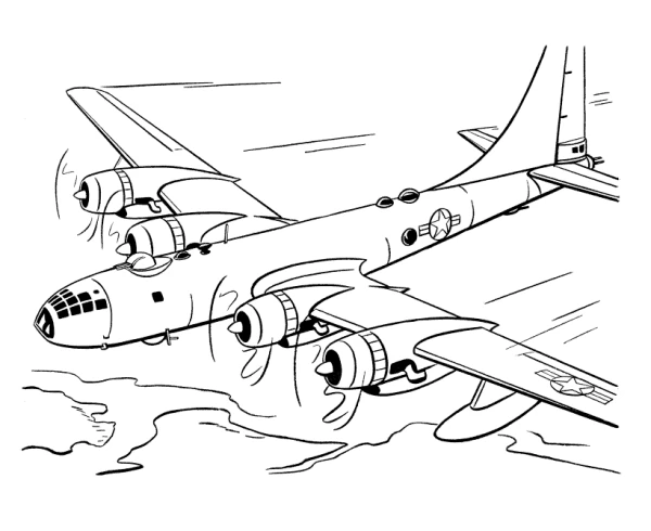 Dibujo gratuito Aviones de Guerra #141118 de la coleccion Transporte para imprimir