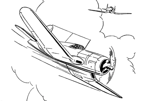 Dibujo gratuito Aviones de Guerra #141233 de la coleccion Transporte para imprimir