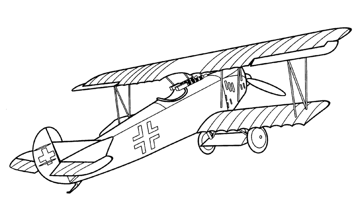 Dibujo para colorear: Aviones de Guerra (Transporte) #141235 - Dibujos para Colorear e Imprimir Gratis