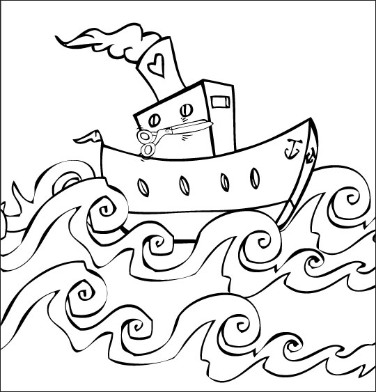 Dibujo gratuito Barco / Navío #137595 de la coleccion Transporte para imprimir