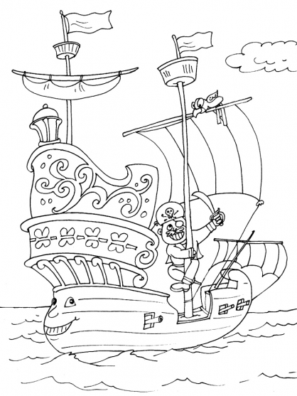 Dibujo gratuito Barco Pirata #138248 de la coleccion Transporte para imprimir Dibujo gratuito Barco Pirata #138248 de la coleccion Transporte para imprimir