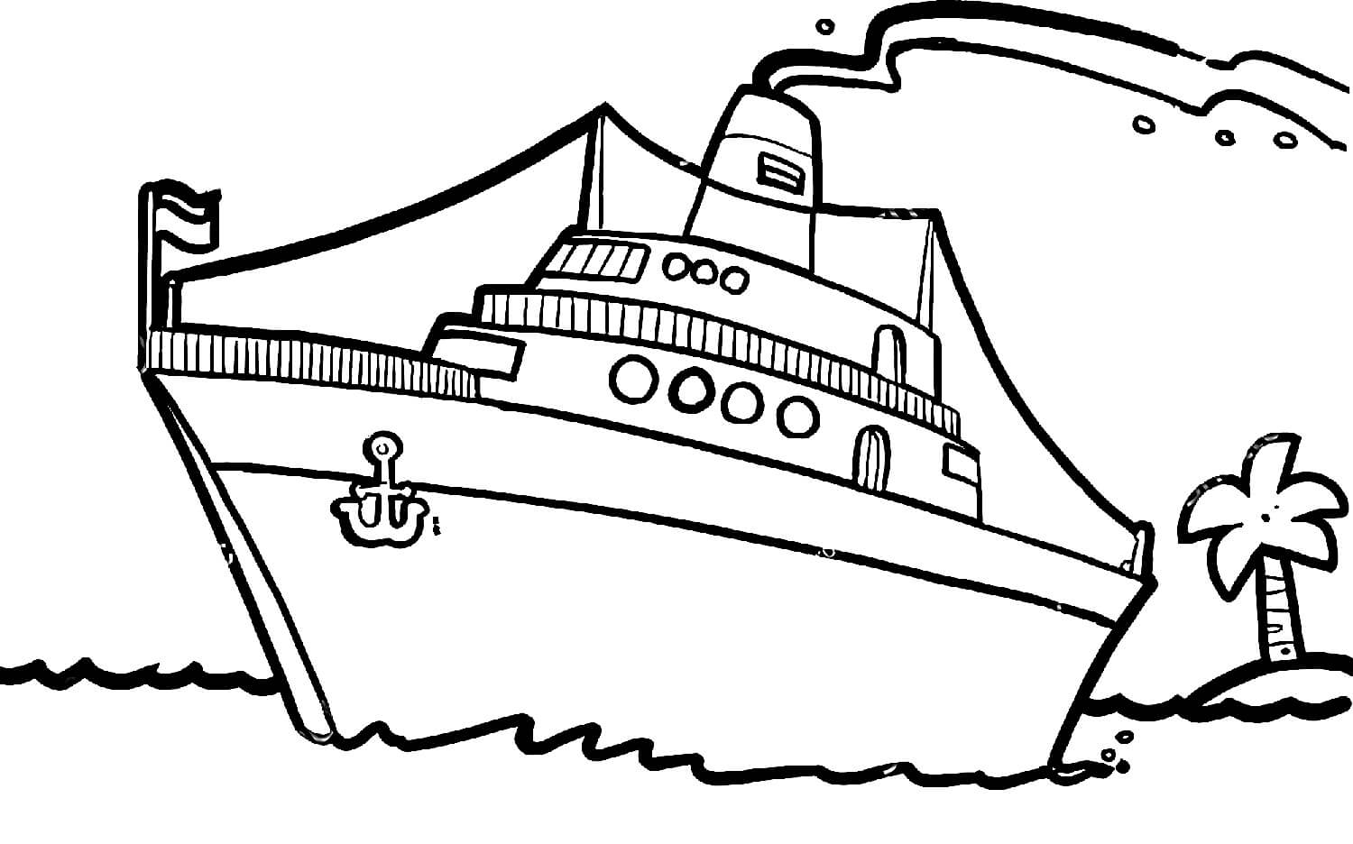 Dibujo gratuito Barcos y Navíos #171600 de la coleccion Transporte para imprimir