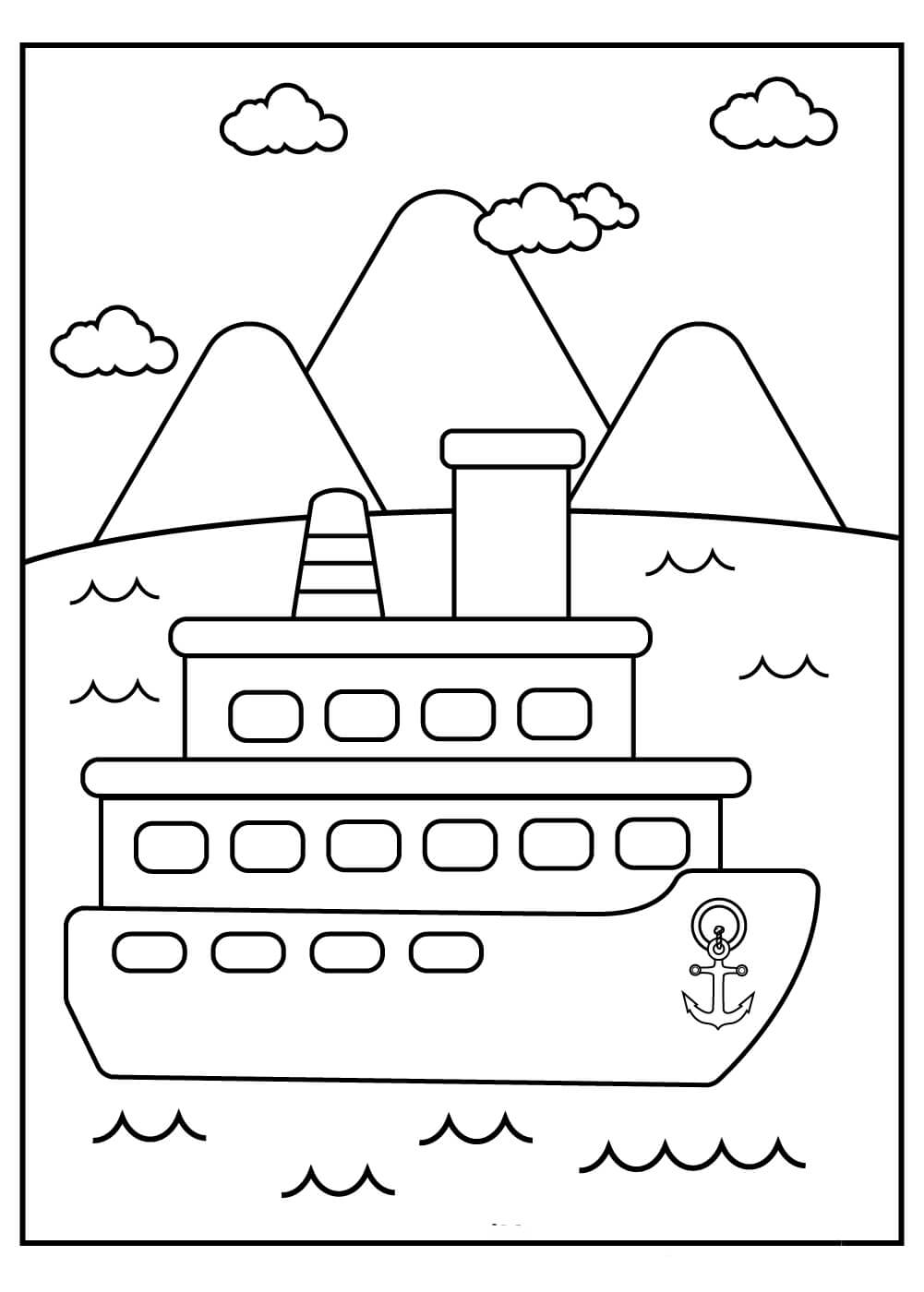 Dibujo gratuito Barcos y Navíos #171612 de la coleccion Transporte para imprimir Dibujo gratuito Barcos y Navíos #171612 de la coleccion Transporte para imprimir