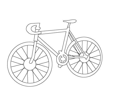 Dibujo gratuito Bicicleta #175393 de la coleccion Transporte para imprimir