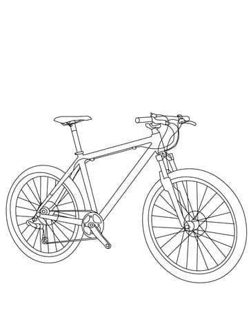 Dibujo gratuito Bicicleta #175409 de la coleccion Transporte para imprimir