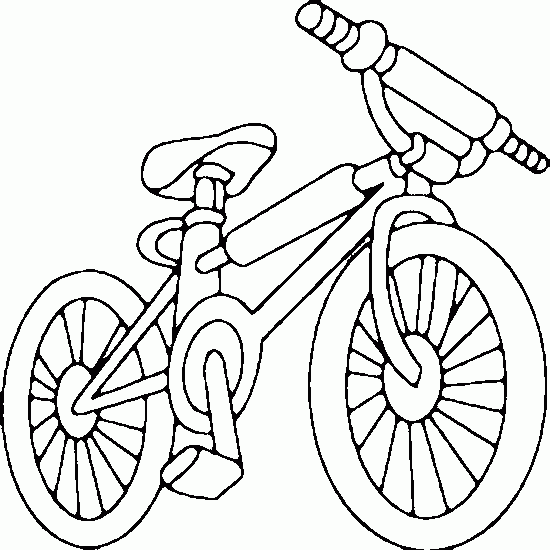 Dibujo para colorear: Bike / Bicycle (Transporte) #136941 - Dibujos para Colorear e Imprimir Gratis