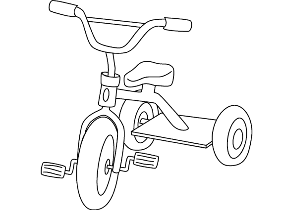 Dibujo para colorear: Bike / Bicycle (Transporte) #136943 - Dibujos para Colorear e Imprimir Gratis