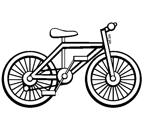 Dibujo para colorear: Bike / Bicycle (Transporte) #136951 - Dibujos para Colorear e Imprimir Gratis