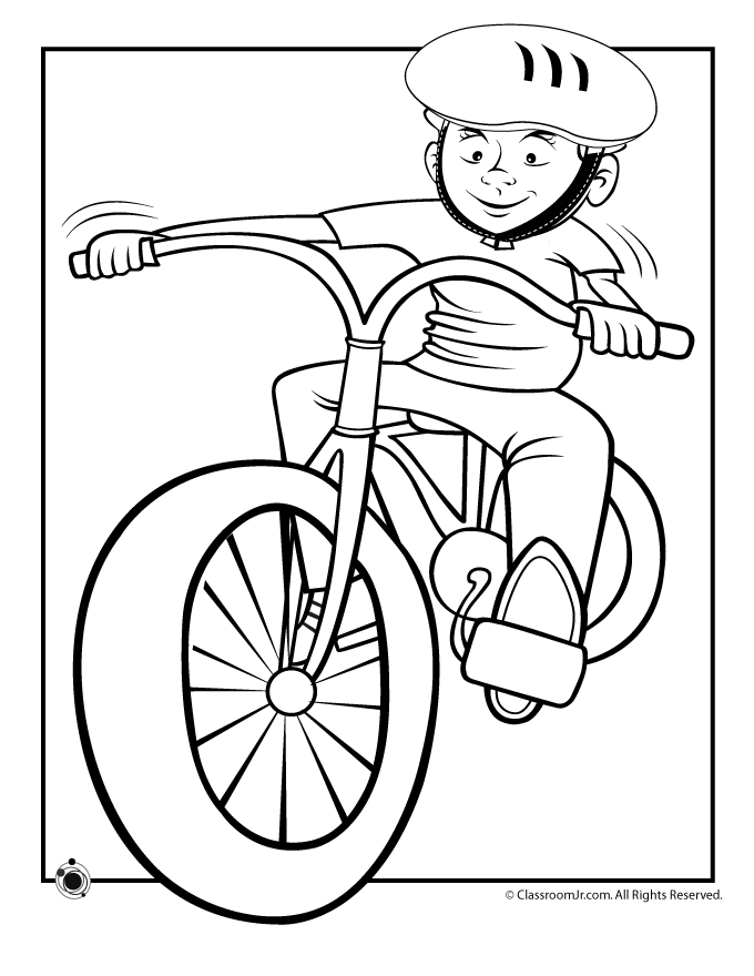 Dibujo para colorear: Bike / Bicycle (Transporte) #136958 - Dibujos para Colorear e Imprimir Gratis
