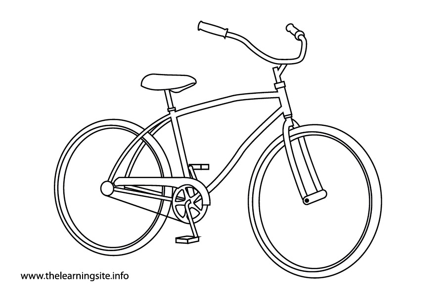 Dibujo para colorear: Bike / Bicycle (Transporte) #136968 - Dibujos para Colorear e Imprimir Gratis