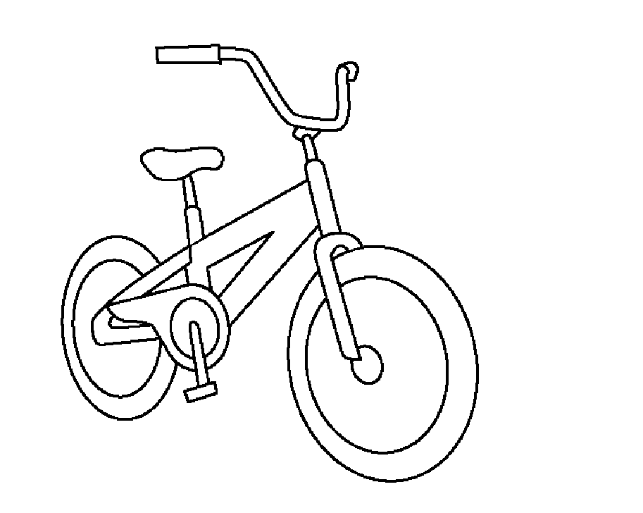 Dibujo para colorear: Bike / Bicycle (Transporte) #136970 - Dibujos para Colorear e Imprimir Gratis