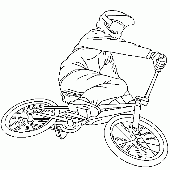 Dibujo para colorear: Bike / Bicycle (Transporte) #136978 - Dibujos para Colorear e Imprimir Gratis