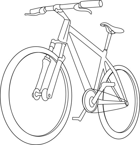 Dibujo para colorear: Bike / Bicycle (Transporte) #137006 - Dibujos para Colorear e Imprimir Gratis