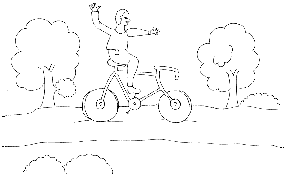 Dibujo para colorear: Bike / Bicycle (Transporte) #137019 - Dibujos para Colorear e Imprimir Gratis