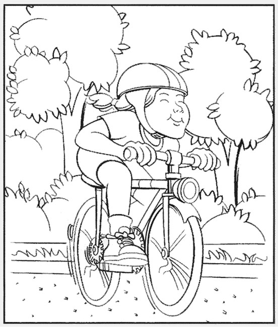 Dibujo para colorear: Bike / Bicycle (Transporte) #137142 - Dibujos para Colorear e Imprimir Gratis