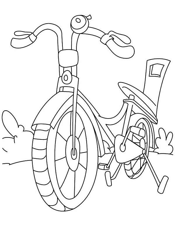 Dibujo para colorear: Bike / Bicycle (Transporte) #137152 - Dibujos para Colorear e Imprimir Gratis